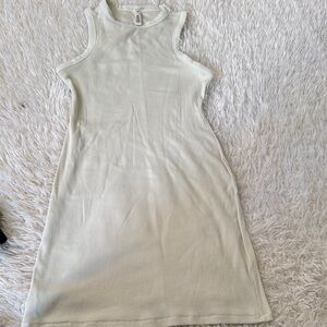 SKIMS Sleeveless Cream Dress